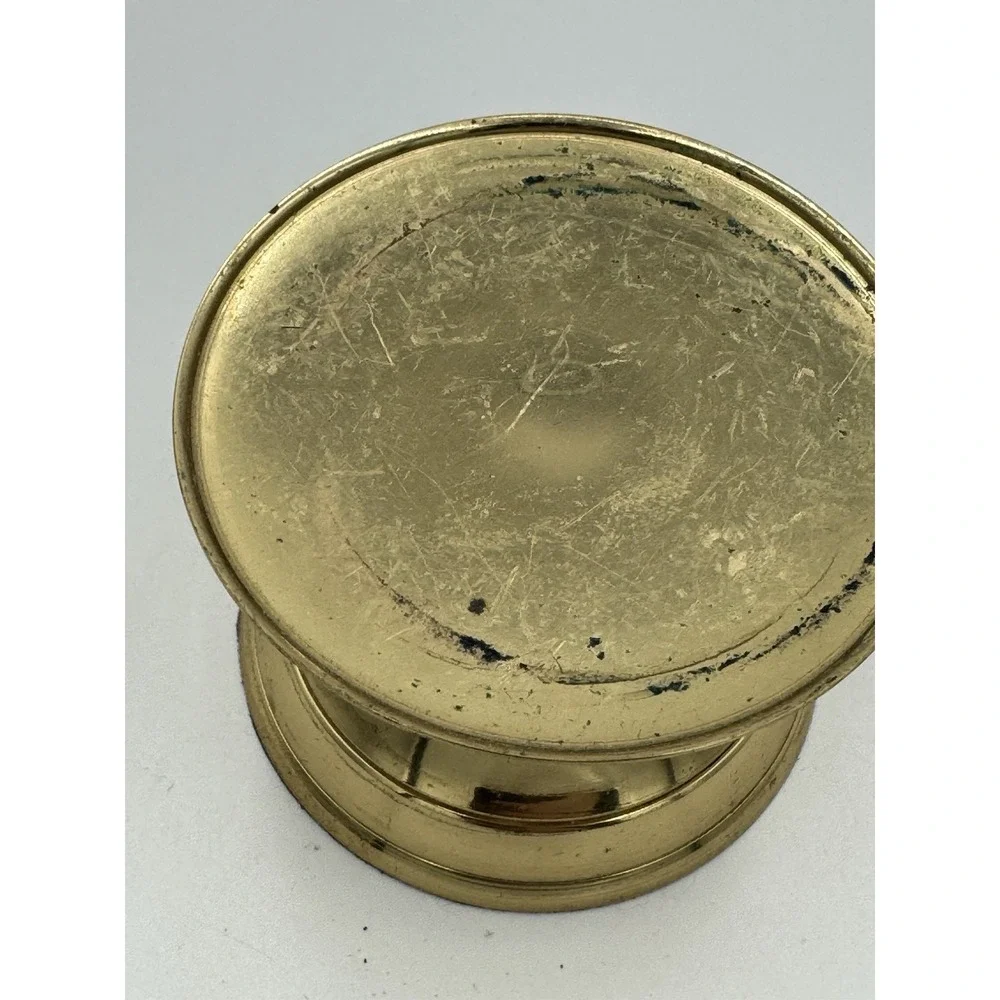 Gold Tone‎ Pillar Candle Holder